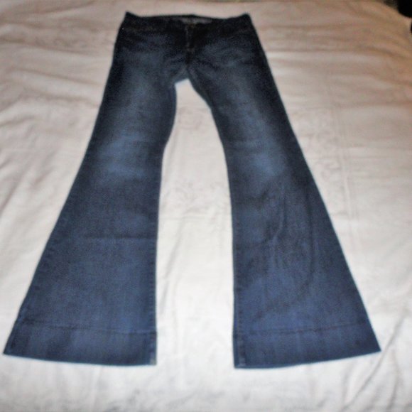 Flying Monkey Denim - Flying Monkey Low Rise Flares Sz 27 stretchy 33" L